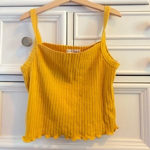 Yellow fairly new to top